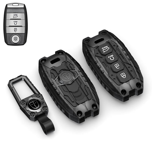 Transformer Key Cover Compatible for kia : Seltos, Sonet, Carens, Seltos x line, Carnival (4 button smart key)