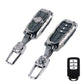 Metal Transformer Key Cover Compatible For Honda: City, Civic, Jazz, Brio, Amaze, Cr-v, Wr-v, Br-v, Mobilio 3 Button Smart Key
