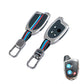 Metal Silicone Key Cover Compatible for Suzuki Nippon 3-Button Smart Key