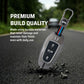 Metal Silicone Car Key Cover Compatible For Citron C3 | Aircross X | Basalt X Smart Key