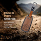 Metal Leather Key Cover For Audi Q5, A5, A8, Q7, A4, A6 (3 button smart key)