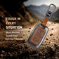 metal Leather Car Key Cover Compatible For Land Rover | Range Rover | Jaguar 5 Button Smart Key