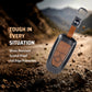 Metal Leather Key Cover Compatible for Ford Ecosport | Endeavour | Freestyle | Aspire | Figo (2 button Smart Key)