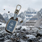 Metal Key Cover Compatible For Hyundai: i20, Creta, Venue, Tucson, Alcazar, Verna, Xcent, Aura, Elantra, Nios, I-10 Grand,Exter (3 Button Smart Key)