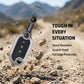 Metal Silicone Key Cover Compatible for MG Comet EV Electric 3 Button Flip Key (Base VARIENT)