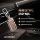 Metal Leather Key Cover Compatible For Suzuki : Swift, Dzire, Baleno, Ertiga, Vitara, Brezza, Fronx, Jimny XL6, & Toyota: Glanza, Urban Cruiser Hyryder