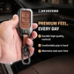 Metal Leather Brown Key Cover Compatible For Honda: Elevate, City, Jazz, Amaze, Accord, BR-V, CR-V, WR-V, Civic (2 button smart key)