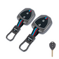Metal Silicone Key Cover Compatible for Toyota : Innova, Fortuner 2 button remote key