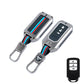 Metal Silicone Key Cover Compatible For Honda: City, Civic, Jazz, Brio, Amaze, Cr-v, Wr-v, Br-v, Mobilio 3 Button Smart Key