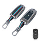 Metal Silicone Key Cover Compatible for Ford Ecosport | Endeavour | Freestyle | Aspire | Figo (2 button Smart Key)