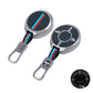 Metal Silicone Car Key Cover Compatible For TATA Harrier EV 4 button Smart Key.