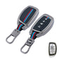 Metal Silicone Key Cover Compatible For Hyundai New Creta SX | New Venue SX Smart Key (4 Button Smart Key)