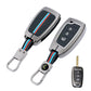 Metal silicon Car Key Cover Compatible For Hyundai Kona, Verna, Tucson, Venue, Aura (3 Button Flip Key)