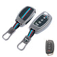 Metal Silicone Key Cover Compatible For Hyundai: Santa Fe (4 Button Flip Key)