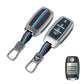 Metal Silicone Key Cover Compatible for kia : Seltos, Sonet, Carens, Seltos x line, Carnival (4 button smart key)
