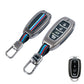 Metal Silicone Key Cover Compatible for New Hyundai New Verna | Verna 2020 Smart Key (4 Button Smart key)
