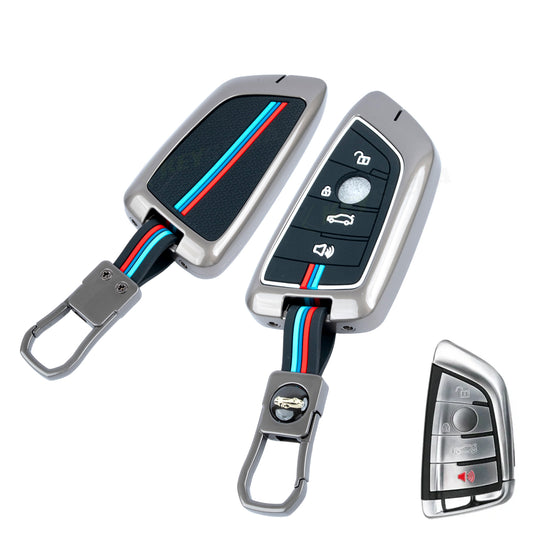 metal silicon Car Key Cover Compatible For BMW X1, X3, X6, X5, 5 Series, 6 Series, 7 Series