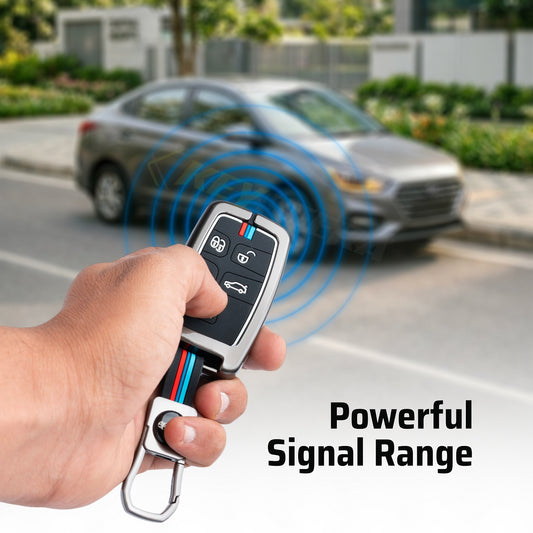metal silicon Car Key Cover Compatible For Land Rover | Range Rover | Jaguar 5 Button Smart Key