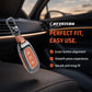 Metal Sapphire Key Cover With Key Chain Compatible with Hyundai : i20, Kona, Verna 2018 onwards (3 button smart key)