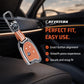 Metal Sapphire Key Cover With Key Chain Compatible with Suzuki Nippon 3-Button Smart Key