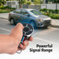 Metal Silicone Car Key Cover Compatible For TATA Harrier EV 4 button Smart Key.