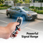 Metal Silicone Key Cover Compatible for Ford EcoSport | Aspire | Freestyle Flip Key only (3 Button Flip Key)