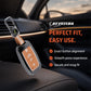 Metal Sapphire Key Cover With Key Chain Compatible with Kia Seltos, Kia Sonet,Kia Carens,Kia Carnival (3 Button Smart Key)