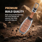 Metal Leather Brown Key Cover Compatible For Hyundai: i20, Verna 2023 onwards (4 button smart key)