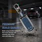 Metal Silicone Car Key Cover Compatible For Jeep Compass, Jeep Compass Trailhawk Smart Key (Copy)