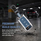 Metal Key Cover With Key Chain Compatible with Tata: Nexon, Harrier, Safari, Altroz, Punch, Tiago, Tigor, Zest, Bolt, Hexa (3 button Flip Key)