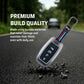 Metal Silicone Key Cover Compatible for Kia: Seltos, Sonet, Carens, Carnival (4 Button Smart Key)