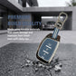Metal Key Cover Compatible For Hyundai: i20, Creta, Venue, Tucson, Alcazar, Verna, Xcent, Aura, Elantra, Nios, I-10 Grand,Exter (3 Button Smart Key)
