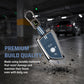 Metal Key Cover With Key Chain Compatible With BMW GT-Series | X-Series | M-Series | 3-Series | 5-Series | 7-Series 3 Button Smart Key