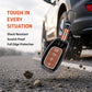 Metal Sapphire Key Cover With Key Chain Compatible with Hyundai: Alcazar, Creta 2021 onwards (4 button smart key)