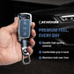 Metal Key Cover With Key Chain Compatible with Tata: Nexon, Harrier, Safari, Altroz, Punch, Tiago, Tigor, Zest, Bolt, Hexa (3 button Flip Key)