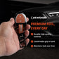 Metal Sapphire Key Cover With Key Chain Compatible with Toyota : Innova, Fortuner 2 button remote key
