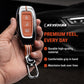 Metal Sapphire Key Cover With Key Chain Compatible with Hyundai : i20, Kona, Verna 2018 onwards (3 button smart key)