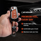 Metal Sapphire Key Cover With Key Chain Compatible with Toyota: Innova Crysta, Corolla Altis. (3 button flip key)