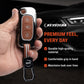 Metal Key Cover With Key Chain Compatible with Tata: Nexon, Harrier, Safari, Altroz, Punch, Tiago, Tigor, Zest, Bolt, Hexa (3 button Flip Key)
