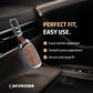 Metal Leather Brown Key Cover Compatible For Hyundai: i20, Creta, Venue, Tucson, Alcazar, Verna, Xcent, Aura, Elantra, Nios, I-10 Grand,Exter