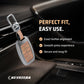 Metal Leather Brown kia : Seltos, Sonet, Carens, Seltos x line, Carnival (4 button smart key)