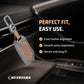Metal Leather Brown Car Key Cover Compatible For Kia Carens Clavis, Seltos, Sonet 2023 facelift (4 Button Smart Key)