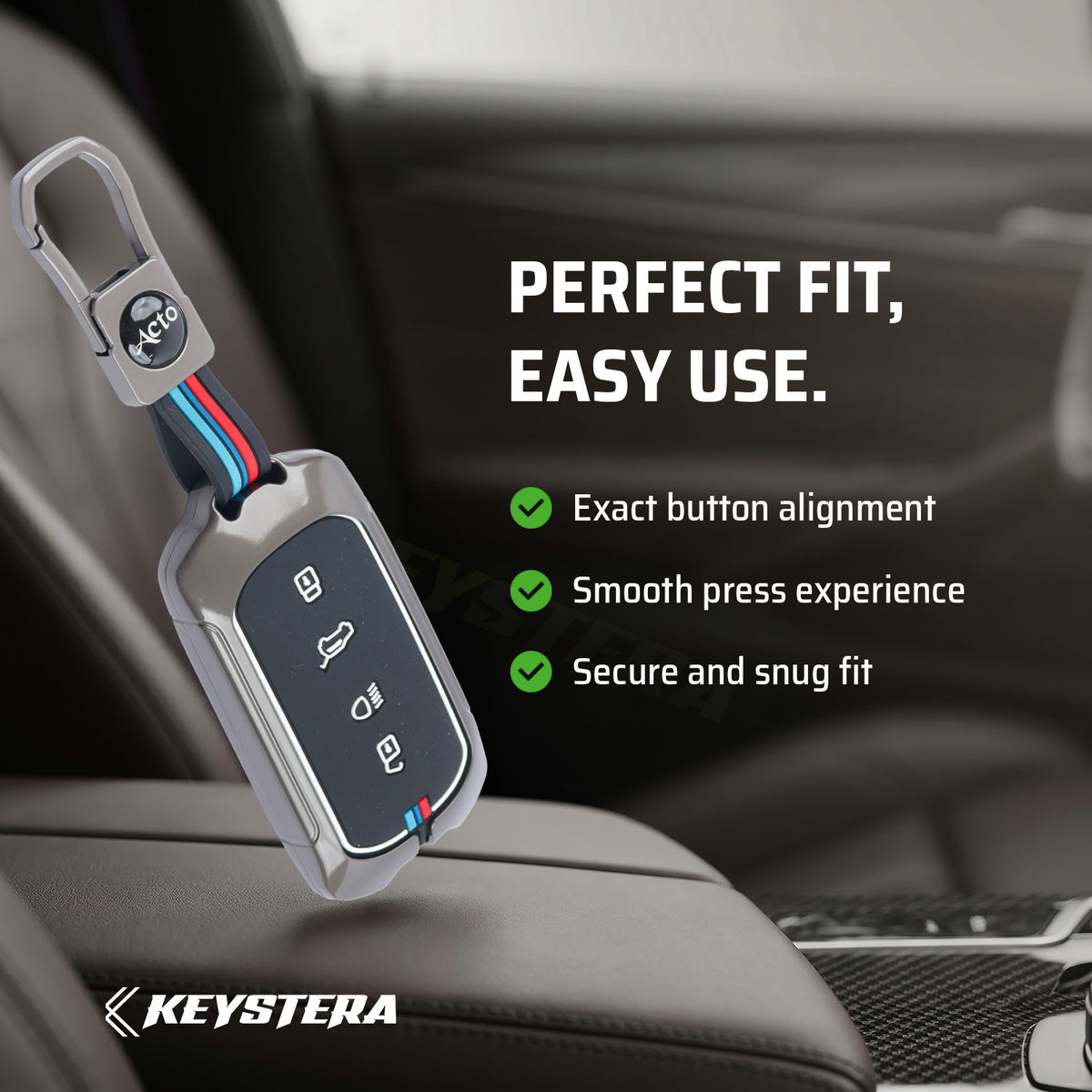 Tata Sierra Smart Plus, Pure Variant metal Silicone car key cover