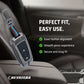 Metal Silicone Key Cover Compatible for Ford Ecosport | Endeavour | Freestyle | Aspire | Figo (2 button Smart Key)