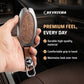 Metal Leather Car Key Cover Compatible For Hyundai Venue 2026 3-Button Smart Key