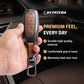 Metal Leather Brown Car Key Cover Compatible For Suzuki: Baleno, Ciaz, Grand Vitara, Brezza, S Cross, Swift, Ignis, XL6, Fronx, Jimny, Grand Vitara
