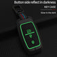 Metal Silicone Car Key Cover Compatible For Kia Seltos, Kia Sonet,Kia Carens,Kia Carnival (3 Button Smart Key)