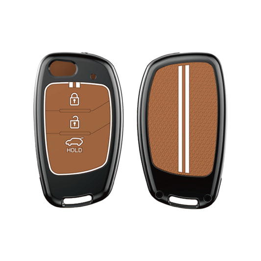 Hyundai : Creta, Venue, Tucson, Alcazar, I20, Grand i10, Aura, Xcent, Exter 3 button flip Key cover