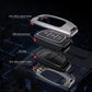 Metal Silicone Key Cover Compatible For Hyundai: i20, Creta, Venue, Tucson, Alcazar, Verna, Xcent, Aura, Elantra, Nios, I-10 Grand,Exter