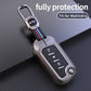 Metal Silicone Key Cover Compatible For Mahindra: Thar, Bolero, Scorpio, Scorpio-N, XUV700, XUV400, XUV3x0, XUV300, TUV300, Marazzo (3 button flip key)